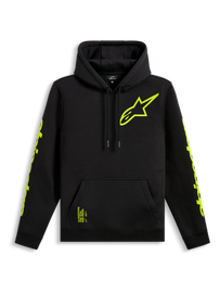 Alpinestars Triple Hoodie - Black - View 1 | Everest Motorcycles