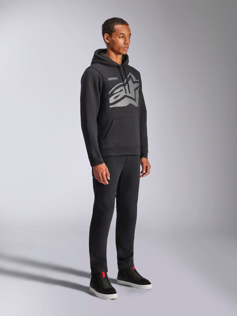 Alpinestars Fasting Hoodie - Black - View 5 | Everest Motorcycles