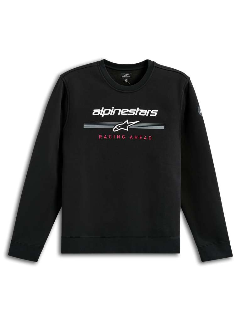 Alpinestars Bettern Crew Fleece - Black - View 1 | Everest Motorcycles