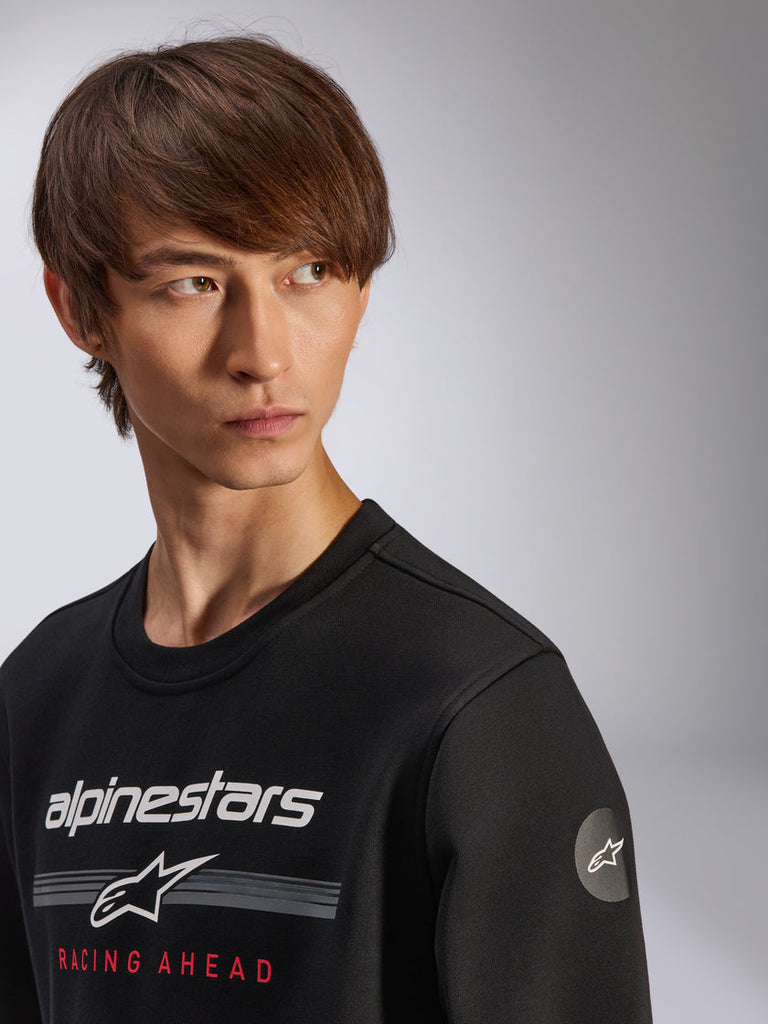 Alpinestars Bettern Crew Fleece - Black - View 5 | Everest Motorcycles
