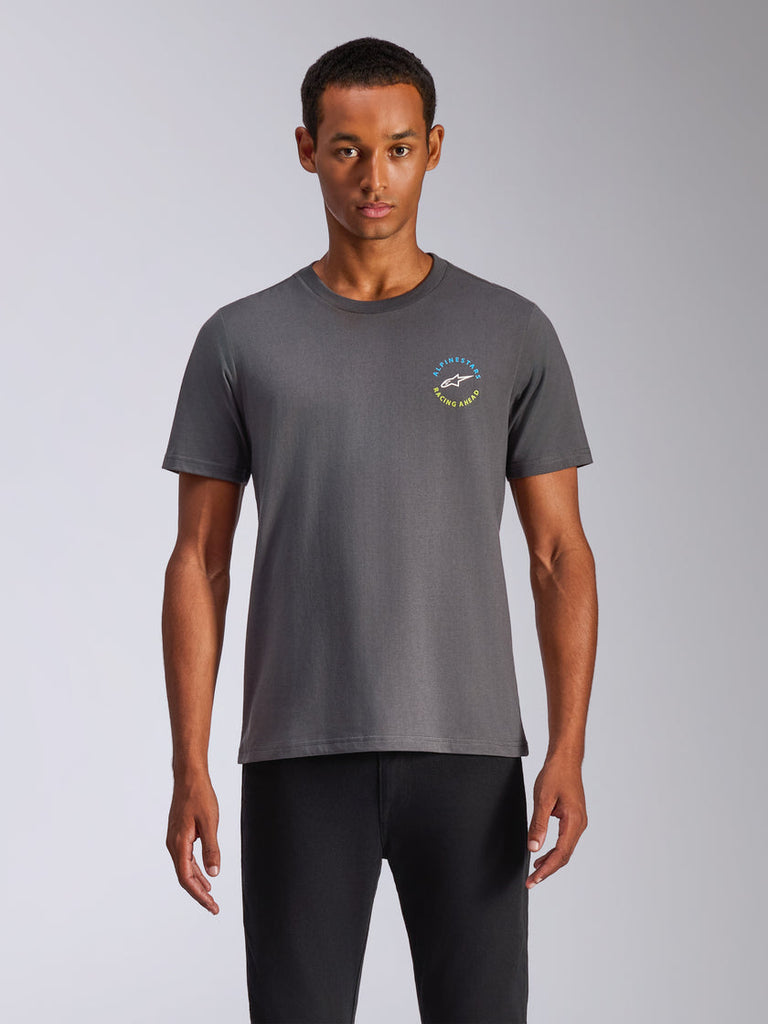 Alpinestars True CSF Short Sleeve Tee - Charcoal - View 3 | Everest Motorcycles