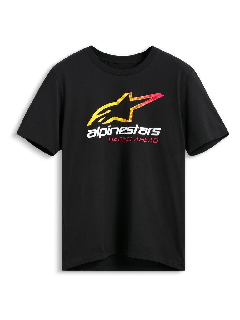 Alpinestars Aligned CSF Short Sleeve Tee - Black - View 1 | Everest Motorcycles