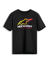 Load image into Gallery viewer, Alpinestars Aligned CSF Short Sleeve Tee - Black - View 1 | Everest Motorcycles