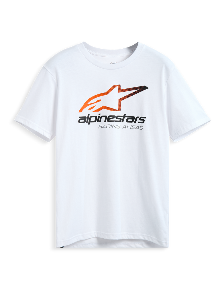Alpinestars Aligned CSF Short Sleeve Tee - White - View 1 | Everest Motorcycles