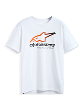 Load image into Gallery viewer, Alpinestars Aligned CSF Short Sleeve Tee - White - View 1 | Everest Motorcycles