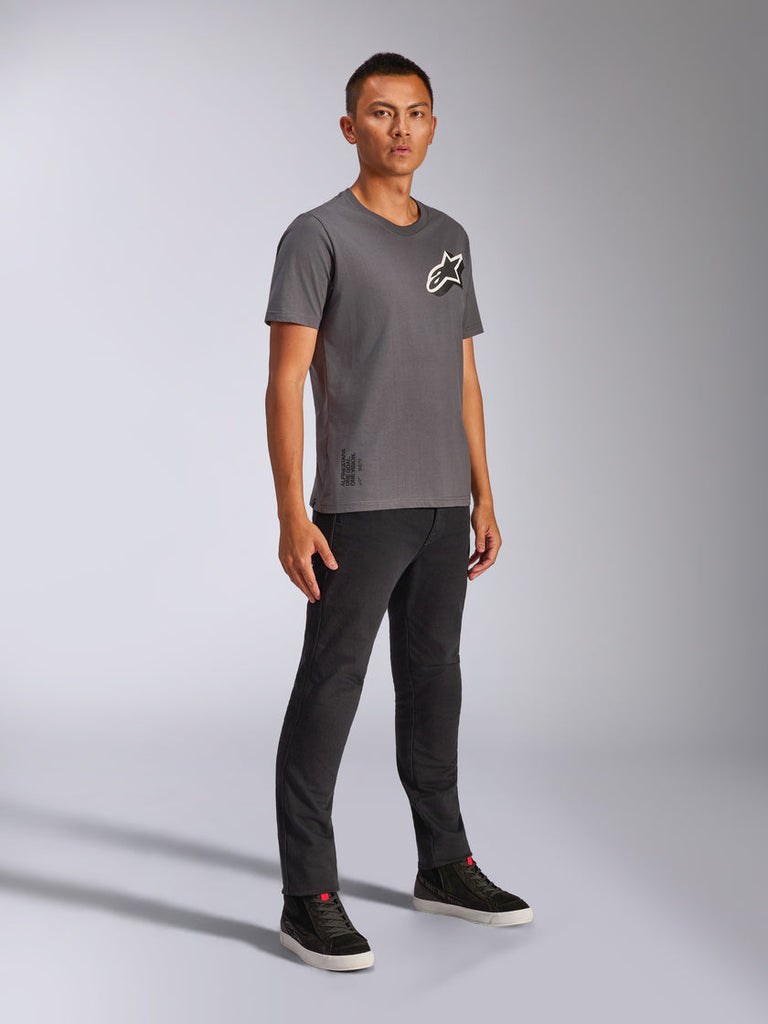 Alpinestars Shaded CSF Short Sleeve Tee - Charcoal - View 4 | Everest Motorcycles