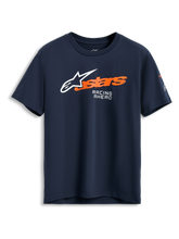 Load image into Gallery viewer, Alpinestars Entitled CSF Short Sleeve Tee - Navy - View 1 | Everest Motorcycles