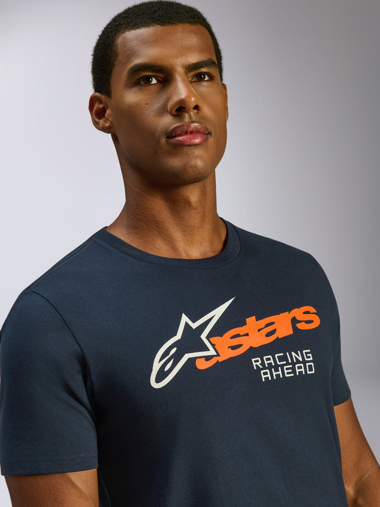 Alpinestars Entitled CSF Short Sleeve Tee - Navy - View 5 | Everest Motorcycles