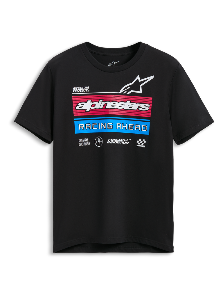 Alpinestars Harken CSF Short Sleeve Tee - Black - View 1 | Everest Motorcycles