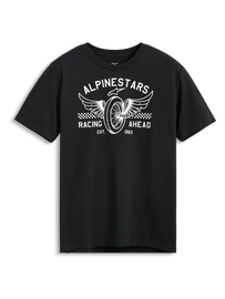 Alpinestars Heritage Patch CSF Short Sleeve Tee - Black - View 1 | Everest Motorcycles