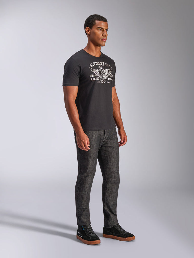 Alpinestars Heritage Patch CSF Short Sleeve Tee - Black - View 3 | Everest Motorcycles