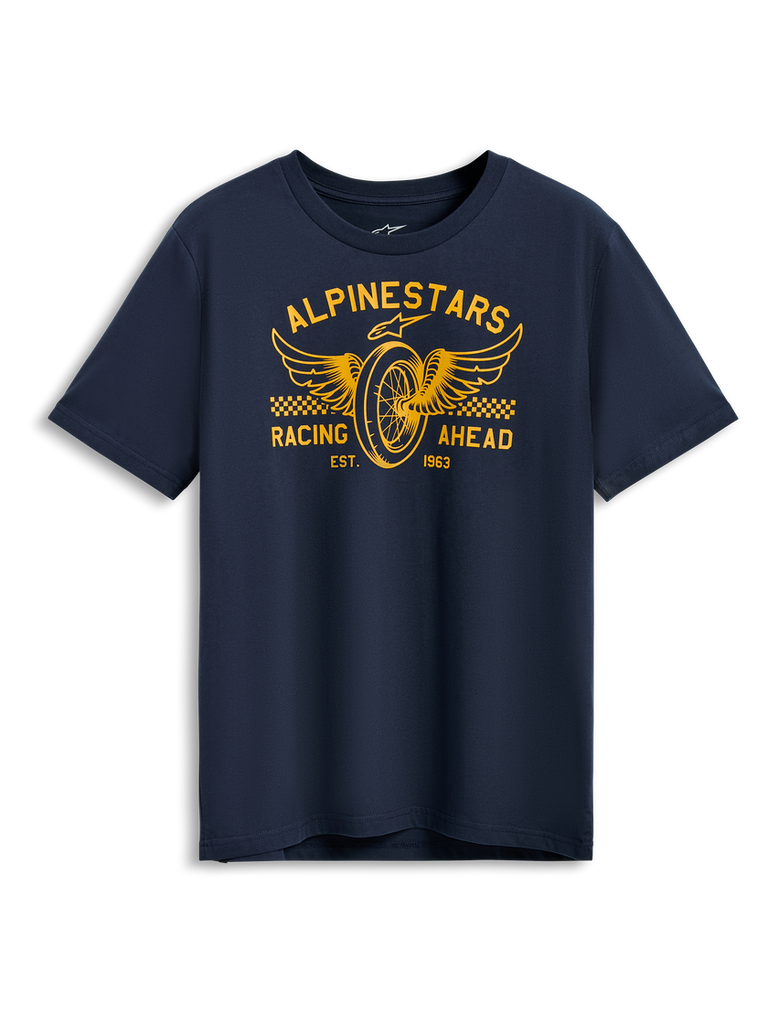 Alpinestars Heritage Patch CSF Short Sleeve Tee - Navy - View 1 | Everest Motorcycles