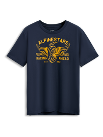 Alpinestars Heritage Patch CSF Short Sleeve Tee - Navy - View 1 | Everest Motorcycles