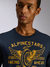 Load image into Gallery viewer, Alpinestars Heritage Patch CSF Short Sleeve Tee - Navy - View 5 | Everest Motorcycles