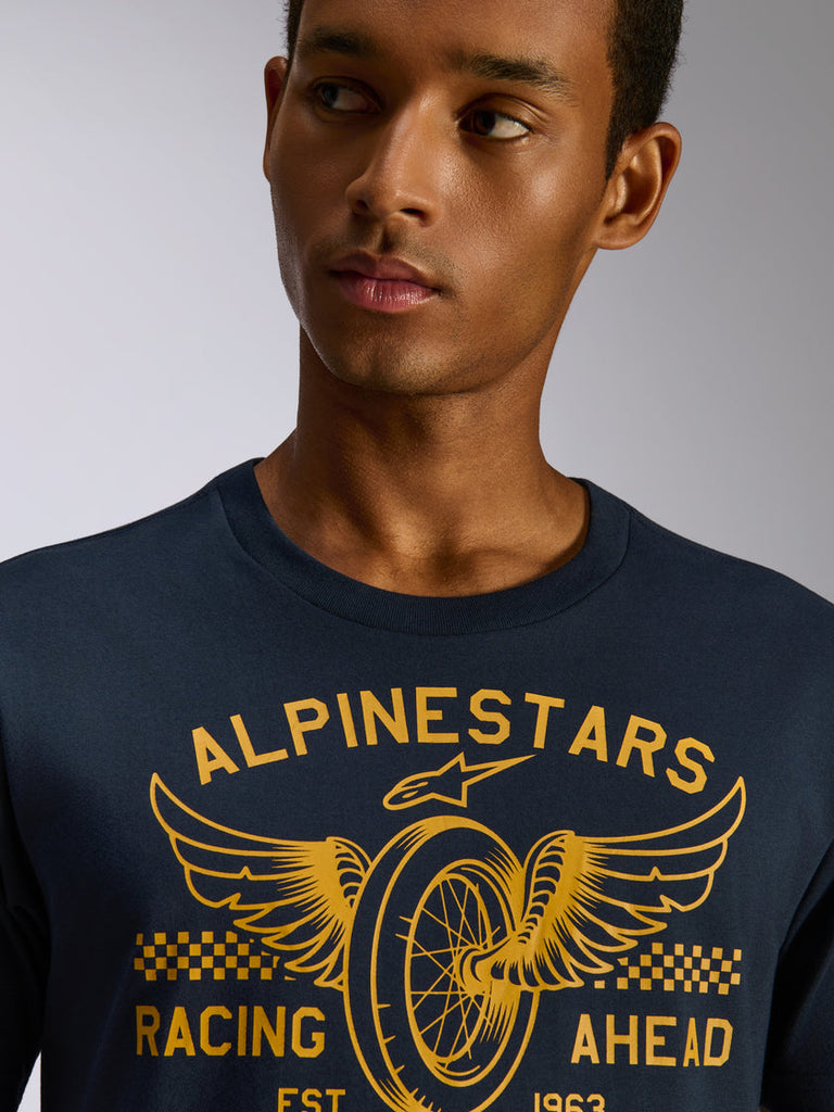 Alpinestars Nationals CSF Short Sleeve Tee - Black/USA - View 5 | Everest Motorcycles