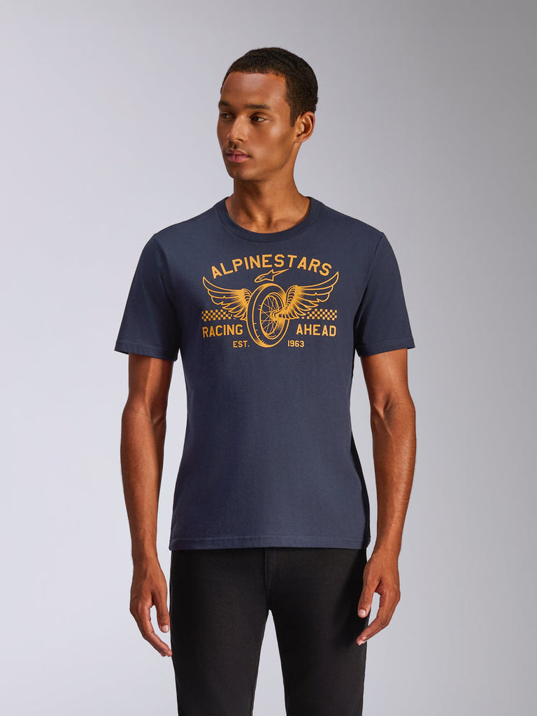 Alpinestars Nationals CSF Short Sleeve Tee - Black/USA - View 4 | Everest Motorcycles