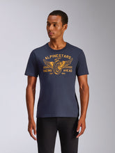 Load image into Gallery viewer, Alpinestars Heritage Patch CSF Short Sleeve Tee - Navy - View 4 | Everest Motorcycles