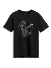 Load image into Gallery viewer, Alpinestars Tech Boot CSF Sleeve Tee - Black - View 1 | Everest Motorcycles