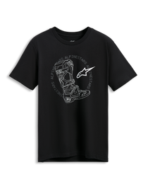 Alpinestars Tech Boot CSF Sleeve Tee - Black - View 1 | Everest Motorcycles