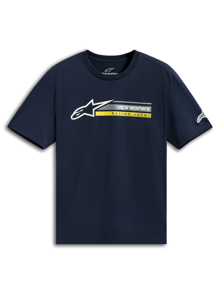 Alpinestars Partake CSF Sleeve Tee - Navy - View 1 | Everest Motorcycles