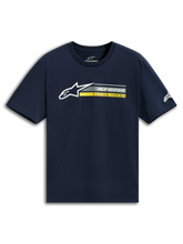 Load image into Gallery viewer, Alpinestars Partake CSF Sleeve Tee - Navy - View 1 | Everest Motorcycles