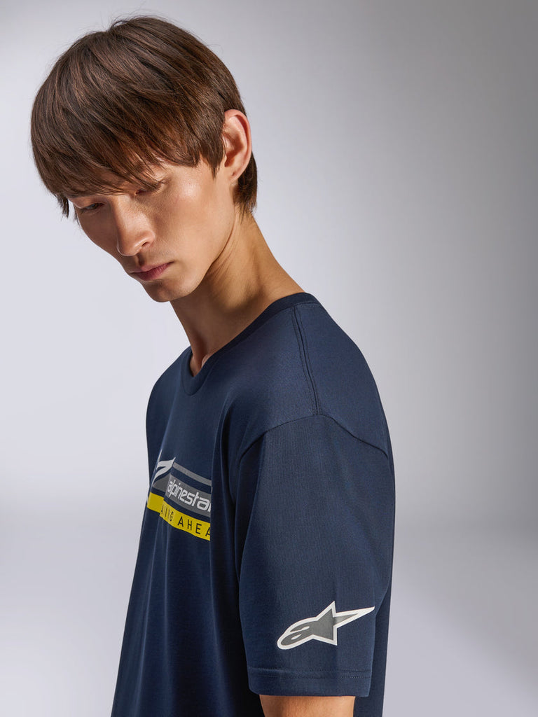 Alpinestars Partake CSF Sleeve Tee - Navy - View 5 | Everest Motorcycles
