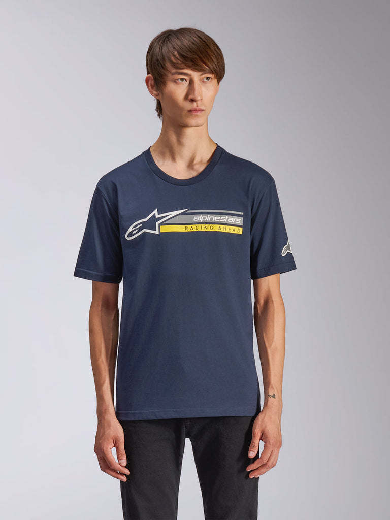 Alpinestars Partake CSF Sleeve Tee - Navy - View 3 | Everest Motorcycles