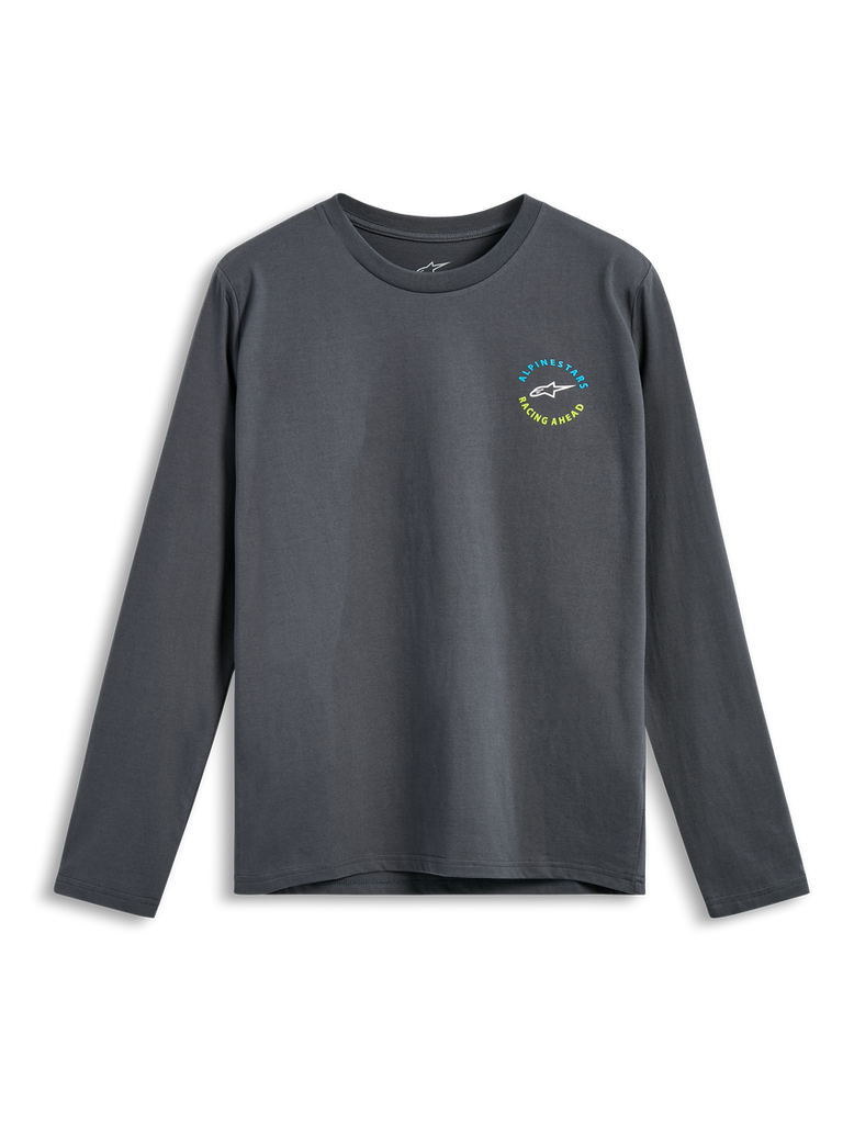 Alpinestars True CSF Long Sleeve Tee - Charcoal - View 1 | Everest Motorcycles