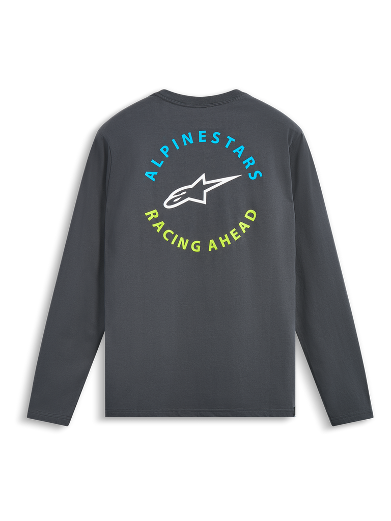 Alpinestars True CSF Long Sleeve Tee - Charcoal - View 2 | Everest Motorcycles