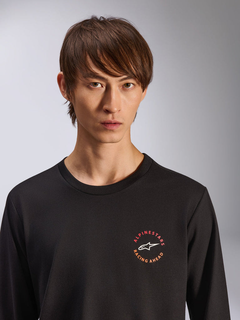 Alpinestars True CSF Long Sleeve Tee - Black - View 5 | Everest Motorcycles