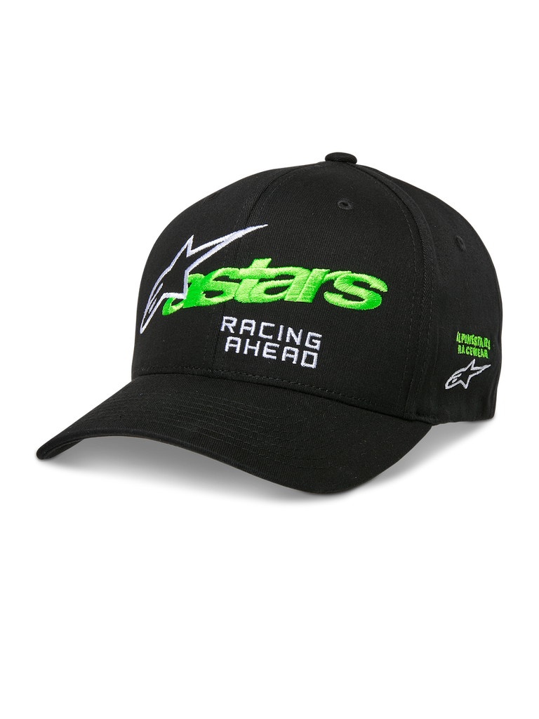 Alpinestars Entitled Hat - Black/Green - View 1 | Everest Motorcycles