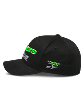 Load image into Gallery viewer, Alpinestars Entitled Hat - Black/Green - View 2 | Everest Motorcycles