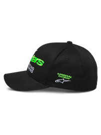 Alpinestars Entitled Hat - Black/Green - View 2 | Everest Motorcycles