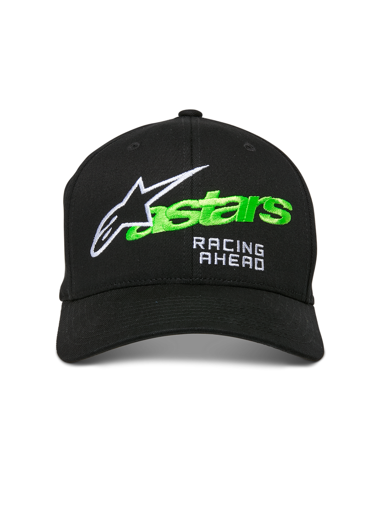 Alpinestars Entitled Hat - Black/Green - View 5 | Everest Motorcycles