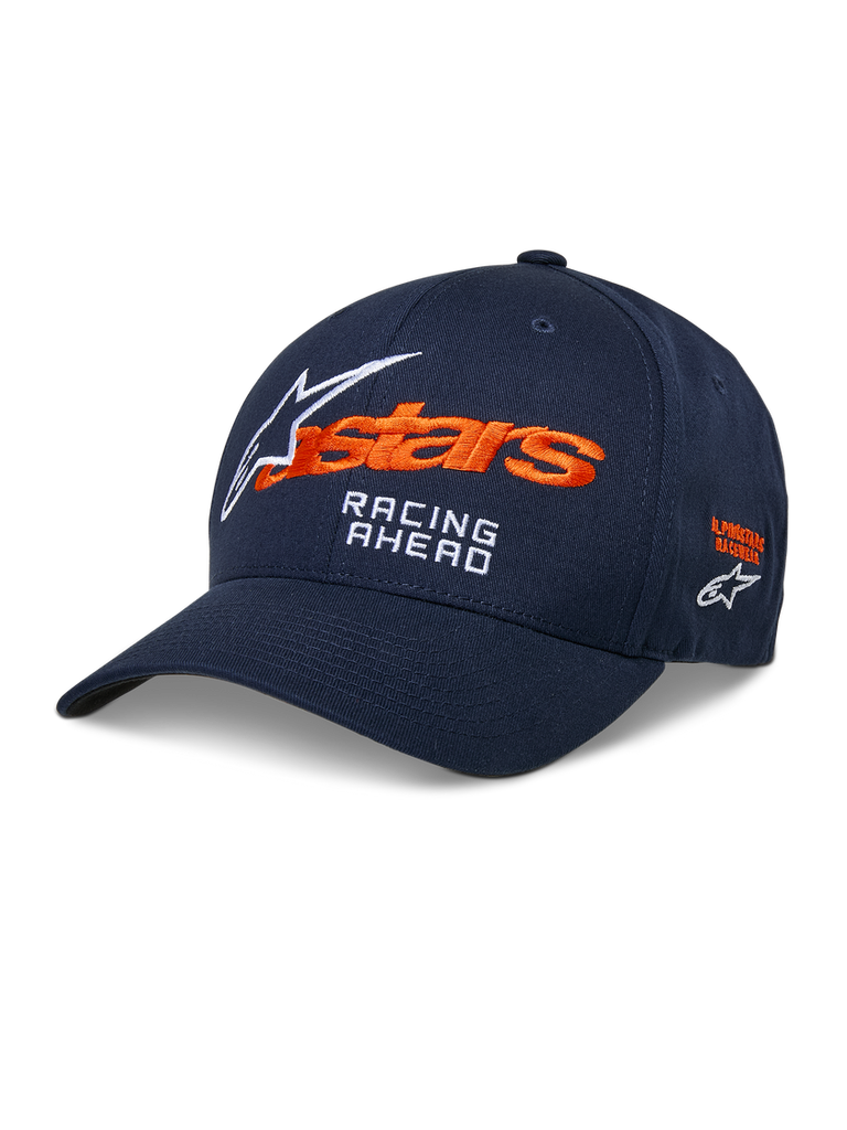 Alpinestars Entitled Hat - Navy/Orange - View 1 | Everest Motorcycles