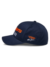 Load image into Gallery viewer, Alpinestars Entitled Hat - Navy/Orange - View 2 | Everest Motorcycles