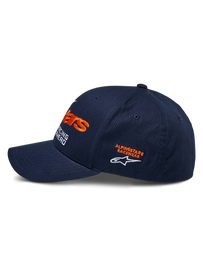Alpinestars Entitled Hat - Navy/Orange - View 2 | Everest Motorcycles