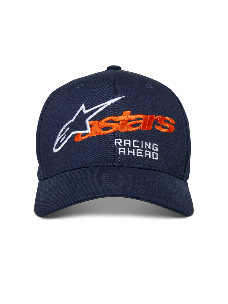 Alpinestars Entitled Hat - Navy/Orange - View 5 | Everest Motorcycles