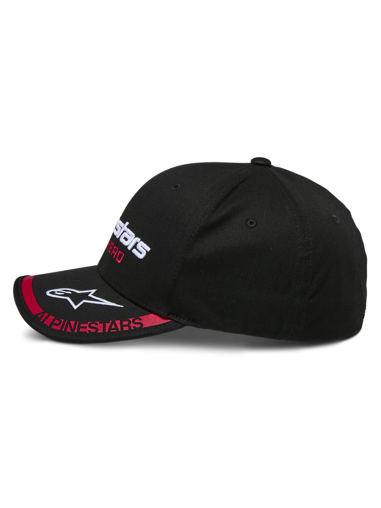 Alpinestars Indent Hat - Black/Red - View 2 | Everest Motorcycles