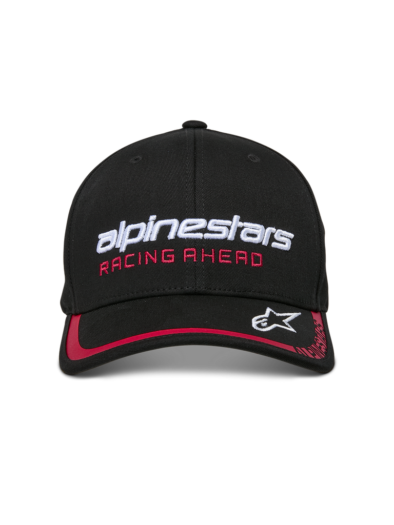 Alpinestars Indent Hat - Black/Red - View 5 | Everest Motorcycles
