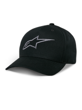 Load image into Gallery viewer, Alpinestars Ageless Snapback Hat - Black/Charcoal - View 1 | Everest Motorcycles