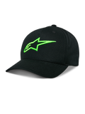 Alpinestars Ageless Snapback Hat - Black/Green