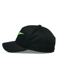 Alpinestars Ageless Snapback Hat - Black/Green - View 2 | Everest Motorcycles
