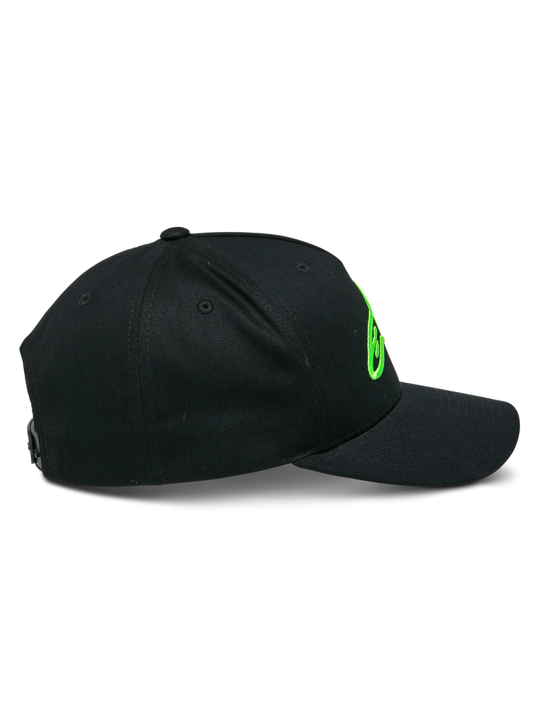 Alpinestars Ageless Snapback Hat - Black/Green - View 4 | Everest Motorcycles
