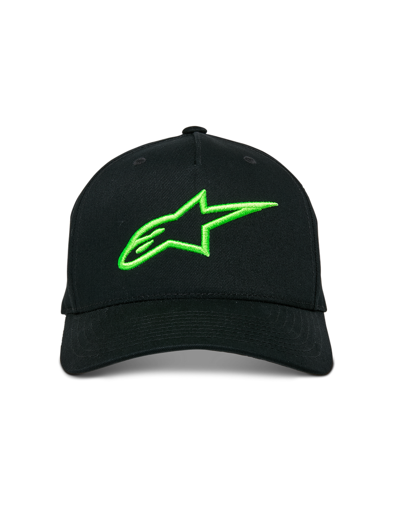 Alpinestars Ageless Snapback Hat - Black/Green - View 5 | Everest Motorcycles