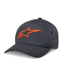 Alpinestars Ageless Snapback Hat - Charcoal/Orange - View 1 | Everest Motorcycles