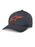 Alpinestars Ageless Snapback Hat - Charcoal/Orange