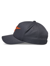 Load image into Gallery viewer, Alpinestars Ageless Snapback Hat - Charcoal/Orange - View 2 | Everest Motorcycles