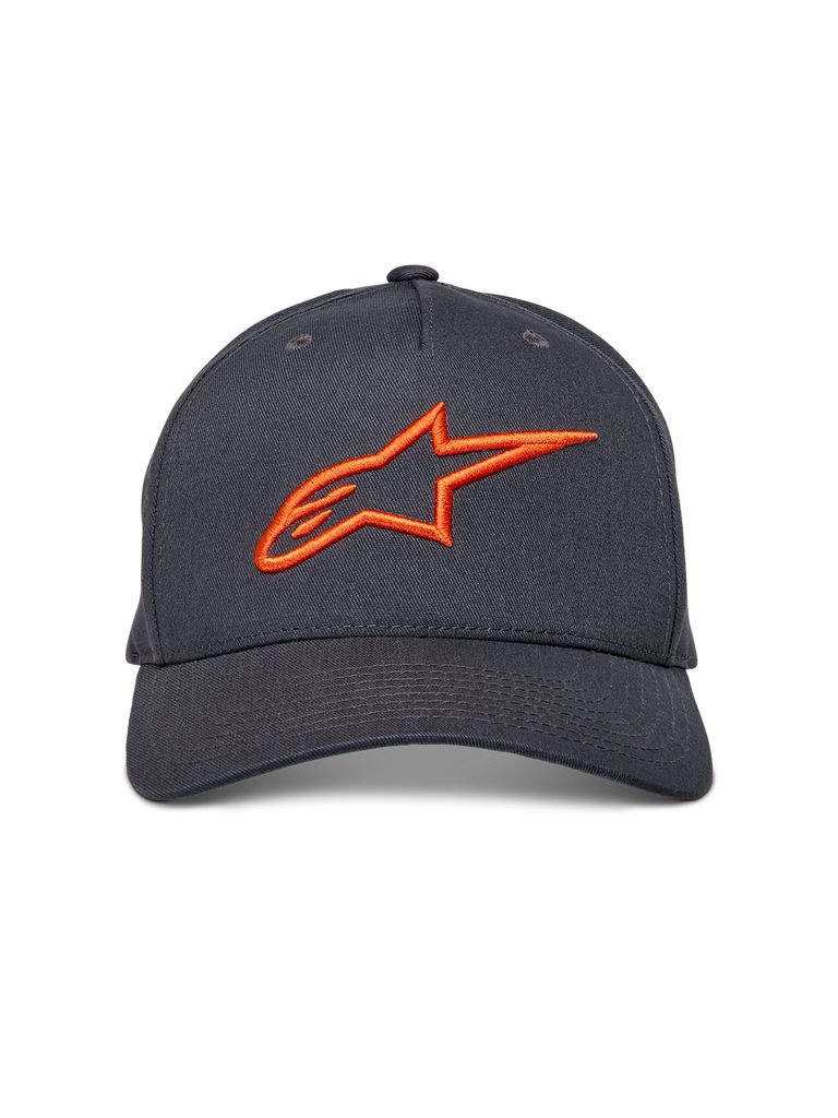 Alpinestars Ageless Snapback Hat - Charcoal/Orange - View 5 | Everest Motorcycles