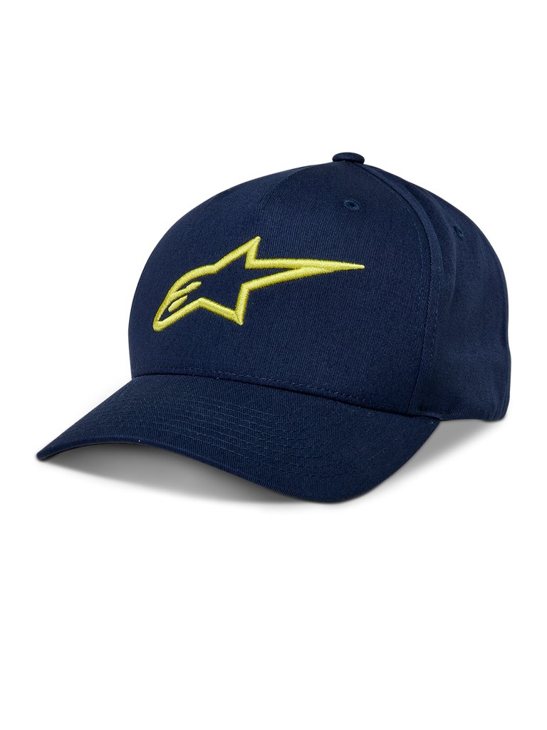 Alpinestars Ageless Snapback Hat - Navy/ Hi Vis/Yellow - View 1 | Everest Motorcycles